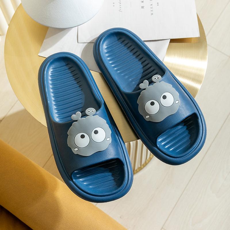 Lovely Slippers Women''S Summer Fashion Wear Bath Antiskid Men''S Home Couple Cool Slippers Stepping On Excrement Feeling Indoor - fadidesign