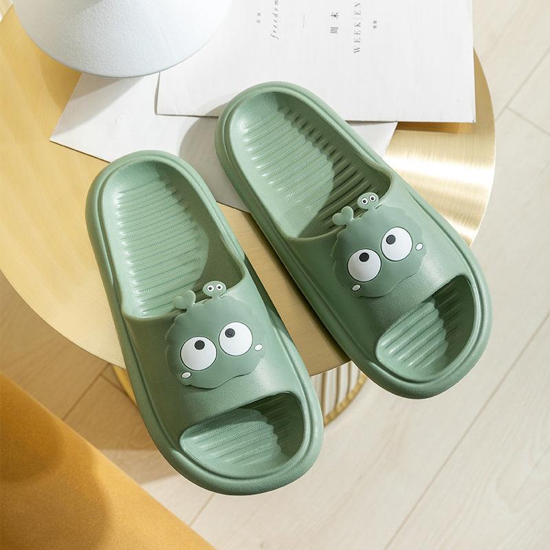 Lovely Slippers Women''S Summer Fashion Wear Bath Antiskid Men''S Home Couple Cool Slippers Stepping On Excrement Feeling Indoor - fadidesign