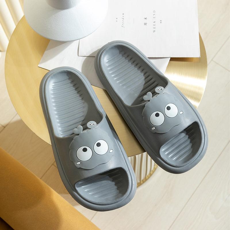 Lovely Slippers Women''S Summer Fashion Wear Bath Antiskid Men''S Home Couple Cool Slippers Stepping On Excrement Feeling Indoor - fadidesign