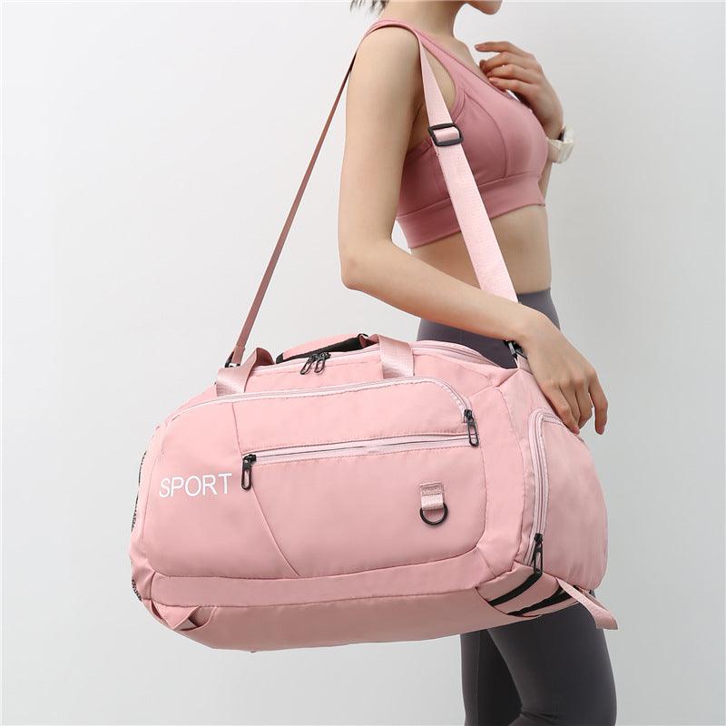 Luggage Bags For Women Handbag Oxford Men's Fitness Gym Shoulder Bag Waterproof Sports Travel Backpack With Shoes Compartment - fadidesign