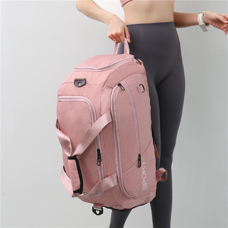 Luggage Bags For Women Handbag Oxford Men's Fitness Gym Shoulder Bag Waterproof Sports Travel Backpack With Shoes Compartment - fadidesign