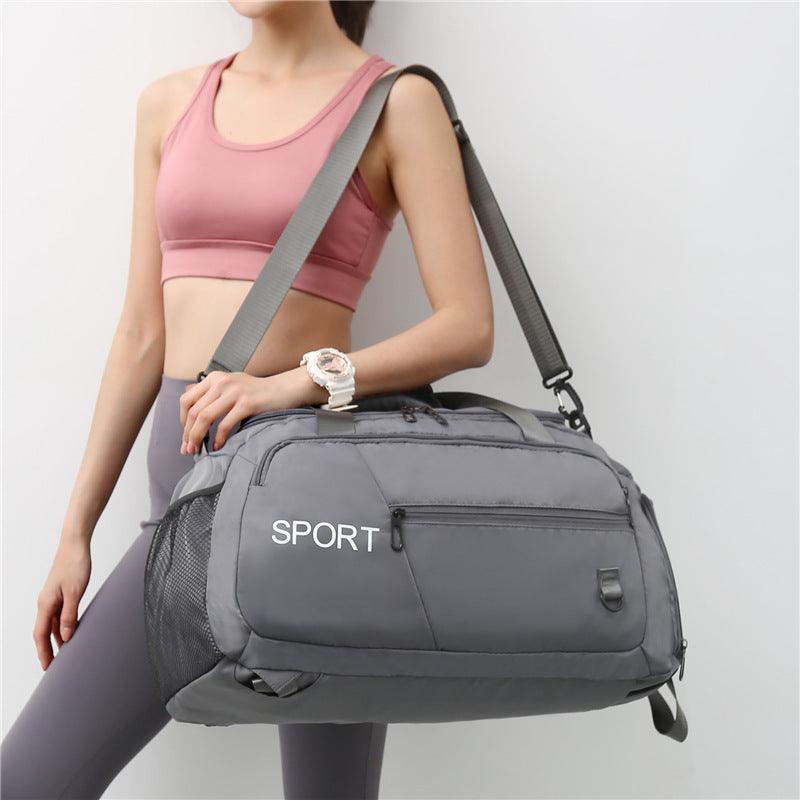 Luggage Bags For Women Handbag Oxford Men's Fitness Gym Shoulder Bag Waterproof Sports Travel Backpack With Shoes Compartment - fadidesign