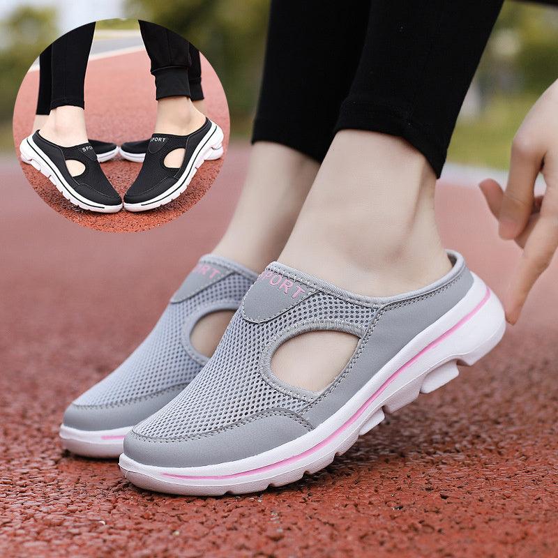 Mesh Shoes Summer Sports Slippers Women Men Casual Slip On Loafers Lovers - fadidesign