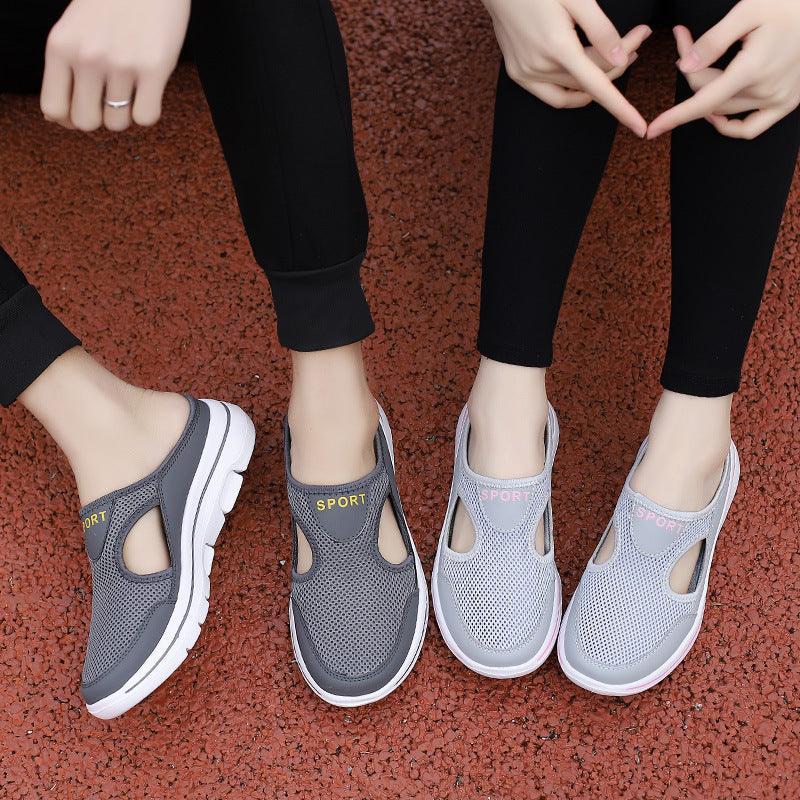 Mesh Shoes Summer Sports Slippers Women Men Casual Slip On Loafers Lovers - fadidesign