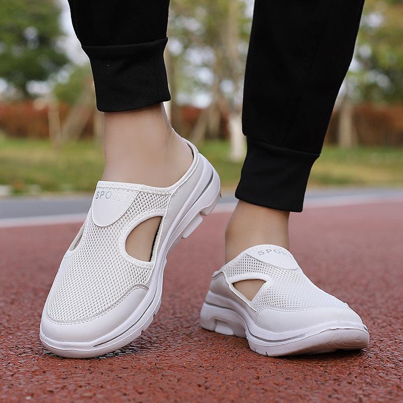 Mesh Shoes Summer Sports Slippers Women Men Casual Slip On Loafers Lovers - fadidesign