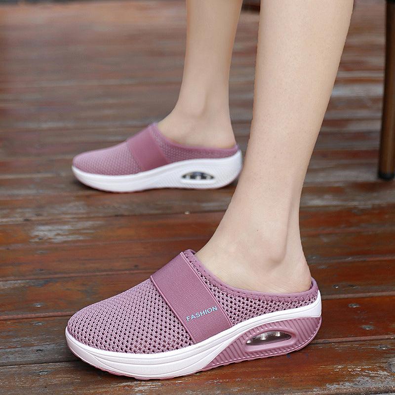 Mesh Slippers Outdoor Air Cushion Shoes Women - fadidesign