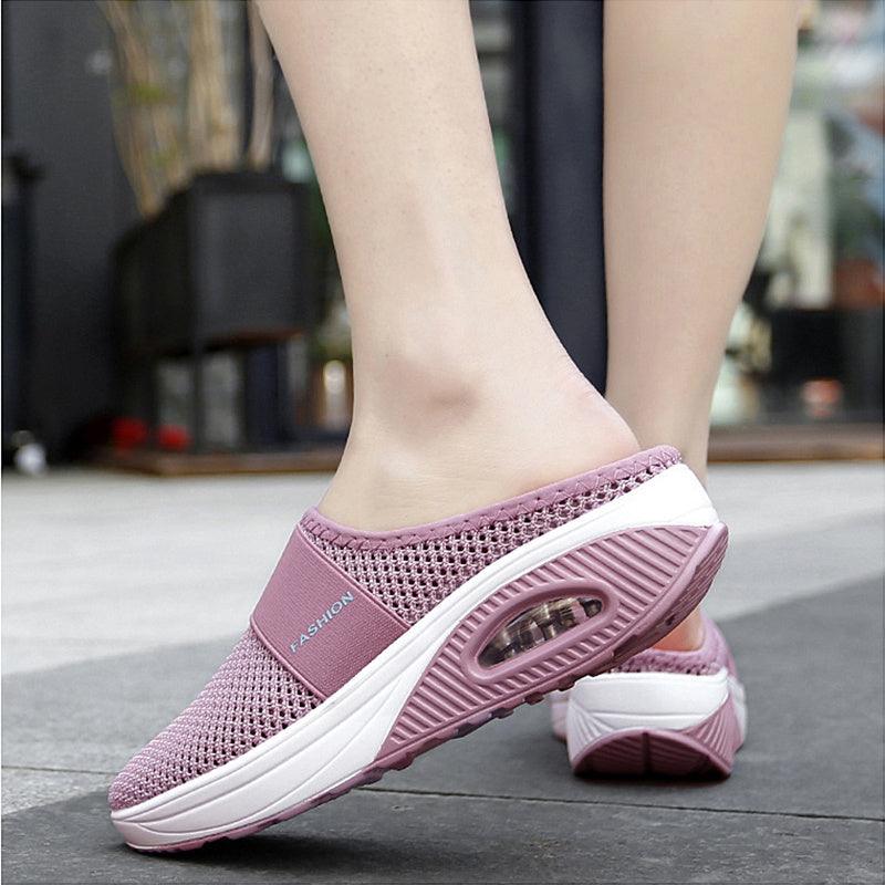 Mesh Slippers Outdoor Air Cushion Shoes Women - fadidesign