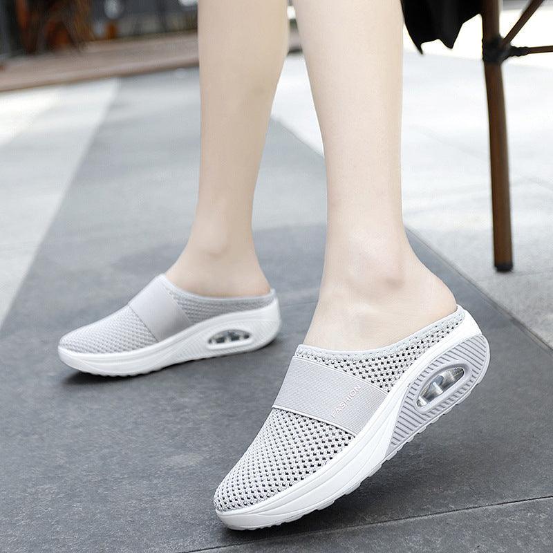 Mesh Slippers Outdoor Air Cushion Shoes Women - fadidesign