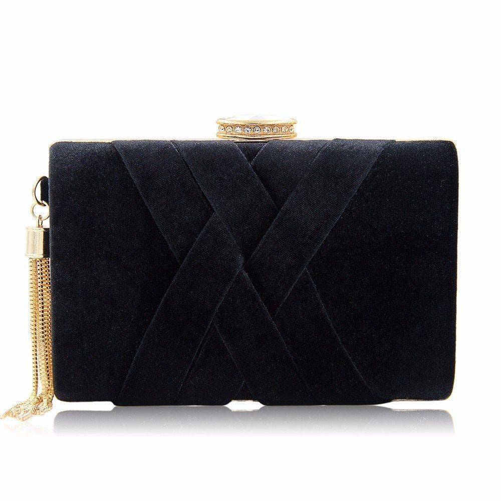 Milisente New Arrival Women Clutch Bags Top Quality Suede Clutches Purses Ladies Tassels Evening Bag Wedding Clutches - fadidesign