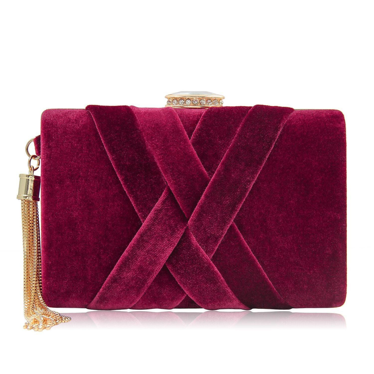 Milisente New Arrival Women Clutch Bags Top Quality Suede Clutches Purses Ladies Tassels Evening Bag Wedding Clutches - fadidesign