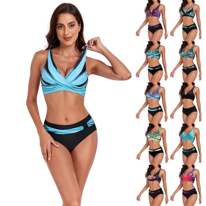 New Beach Split Swimsuit Summer Lady Sexy Halter Bikini - fadidesign