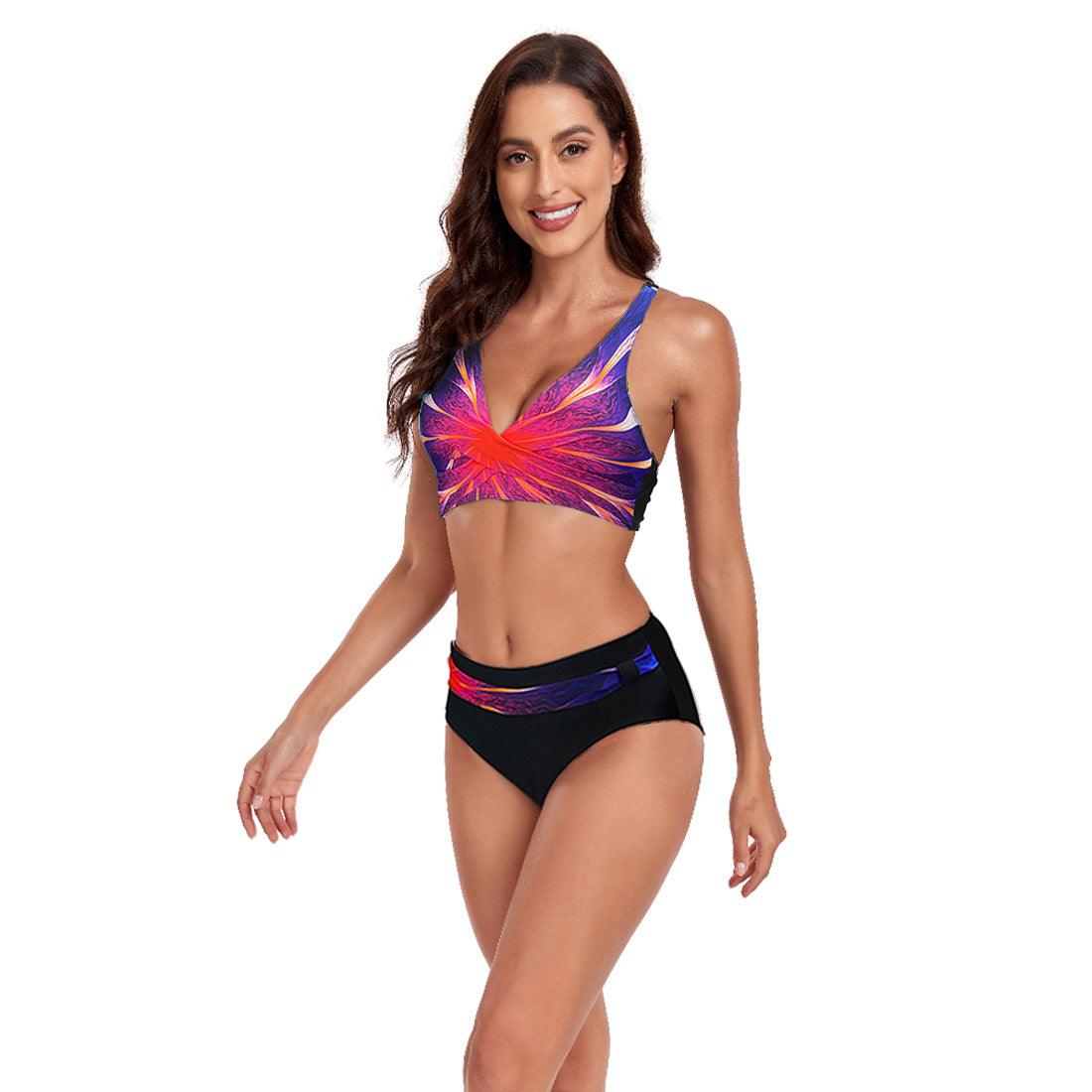 New Beach Split Swimsuit Summer Lady Sexy Halter Bikini - fadidesign