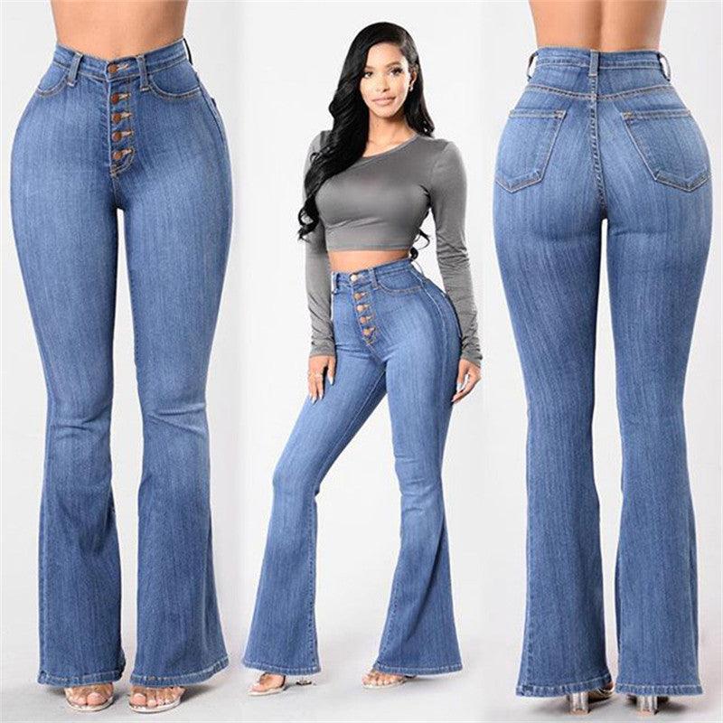 New high waist stretch jeans - fadidesign