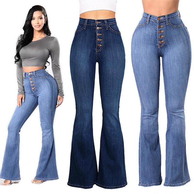 New high waist stretch jeans - fadidesign