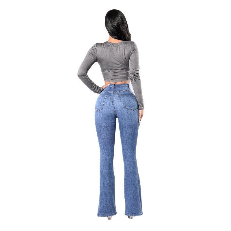 New high waist stretch jeans - fadidesign