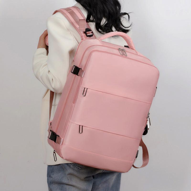 New Travel Backpack Female Large-capacity Dry And Wet Luggage Travel Bags Computer Backpack College Students Bag - fadidesign