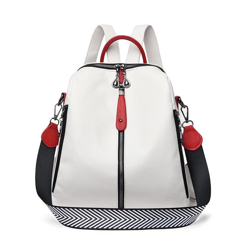 New Women Backpacks Soft Leather Backpack Fashion - fadidesign