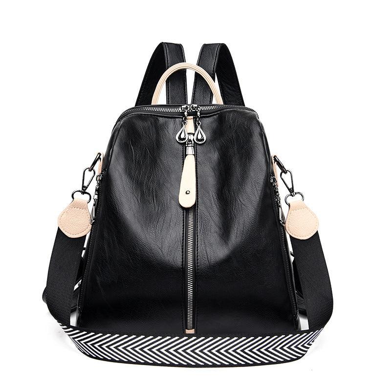 New Women Backpacks Soft Leather Backpack Fashion - fadidesign