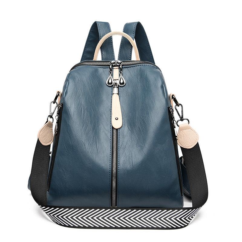 New Women Backpacks Soft Leather Backpack Fashion - fadidesign