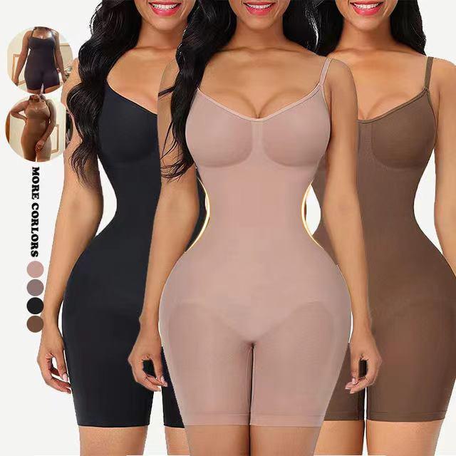 One-piece Shapewear Belly Lift Buttocks Flat Pants Open Crotch Post-partum Slimming Clothes Breast Support Sling Corset - fadidesign