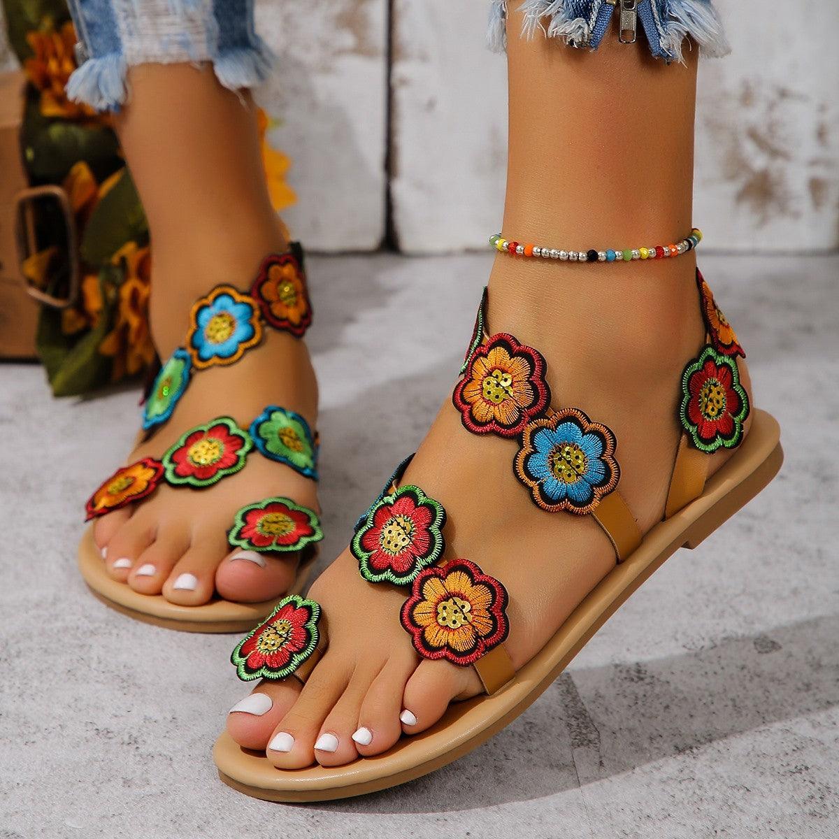 Peacock Eye Hair Beach Slippers Women - fadidesign