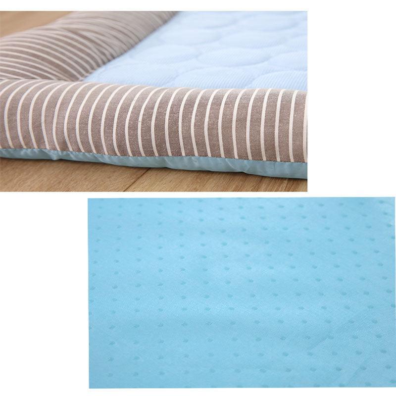 Pet Cooling Pad Bed For Dogs Cats Puppy Kitten Cool Mat Pet Blanket Ice Silk Material Soft For Summer Sleeping Blue Breathable - fadidesign