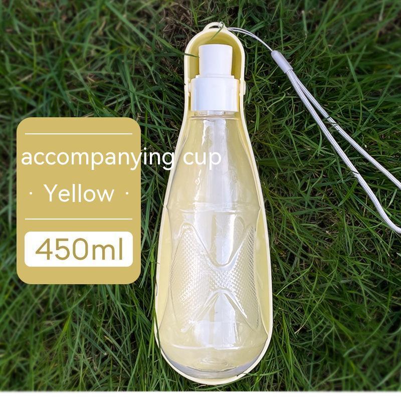 Pet Water Cup Outdoor Portable Folding Dog Water Bottle 550ml Large Capacity Medium To Large Dog Drinking Bottle - fadidesign