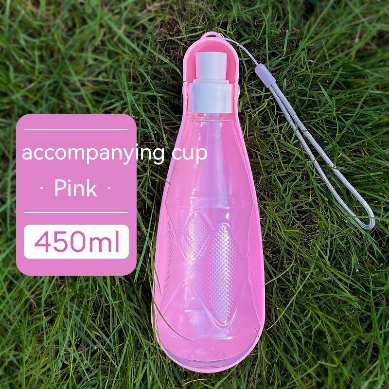 Pet Water Cup Outdoor Portable Folding Dog Water Bottle 550ml Large Capacity Medium To Large Dog Drinking Bottle - fadidesign