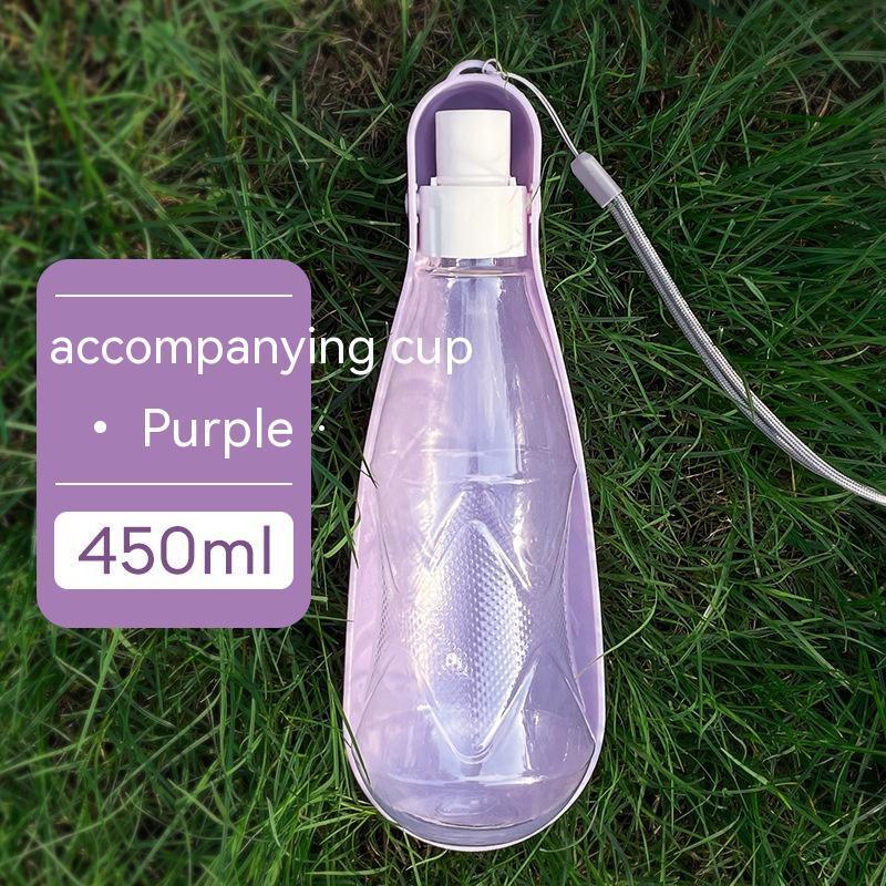 Pet Water Cup Outdoor Portable Folding Dog Water Bottle 550ml Large Capacity Medium To Large Dog Drinking Bottle - fadidesign