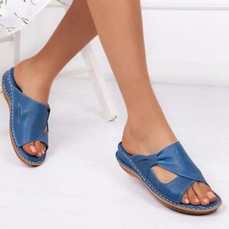 Platform Sandals Women Outdoor Beach Slippers Retro Roman Shoes Summer - fadidesign