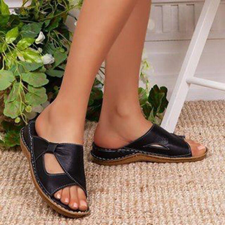 Platform Sandals Women Outdoor Beach Slippers Retro Roman Shoes Summer - fadidesign