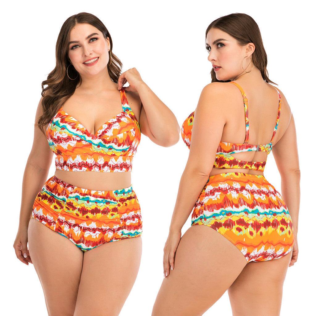 Plus size split swimsuit - fadidesign