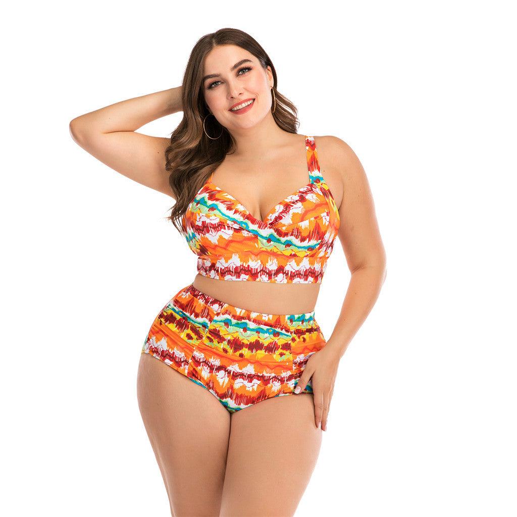 Plus size split swimsuit - fadidesign