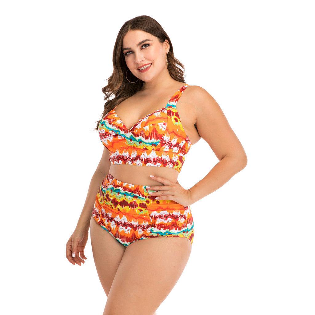 Plus size split swimsuit - fadidesign