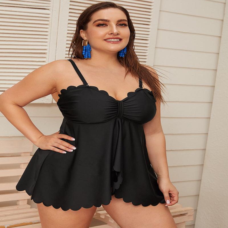 Push-Up Plus Size Bottoms Two Piece Set - fadidesign