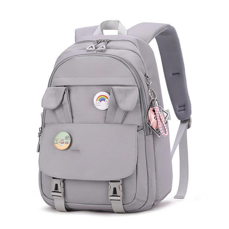 Rabbit Ears Large Capacity Junior High School Student Backpack - fadidesign