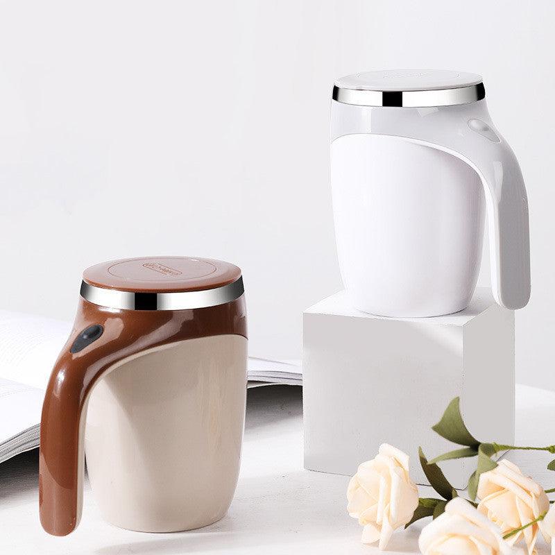 Rechargeable Model Automatic Stirring Cup Coffee Cup High Value Electric Stirring Cup Lazy Milkshake Rotating Magnetic Water Cup - fadidesign