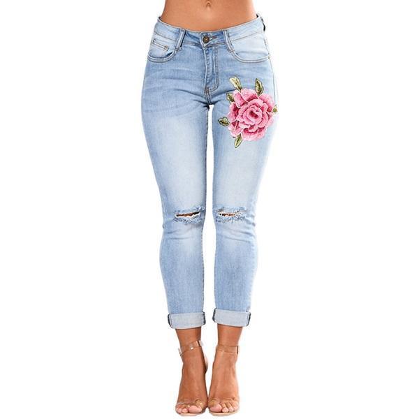 Ripped jeans for women women's jeans skinny jeans - fadidesign