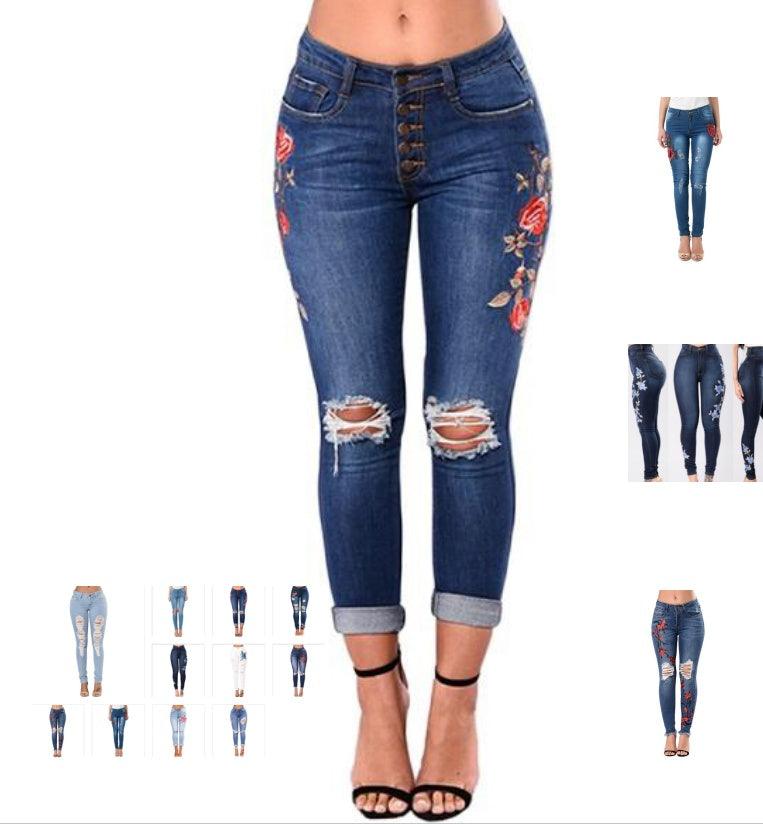 Ripped jeans for women women's jeans skinny jeans - fadidesign