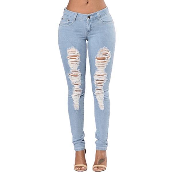 Ripped jeans for women women's jeans skinny jeans - fadidesign