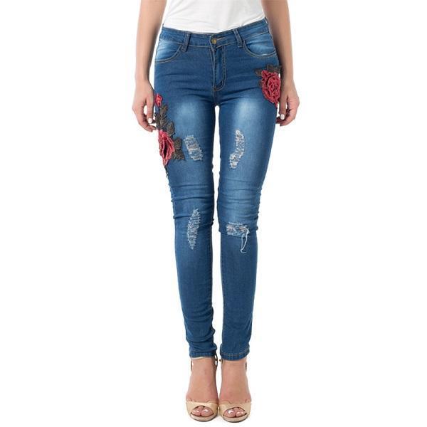 Ripped jeans for women women's jeans skinny jeans - fadidesign