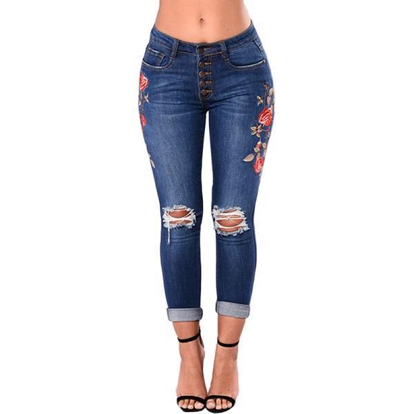 Ripped jeans for women women's jeans skinny jeans - fadidesign