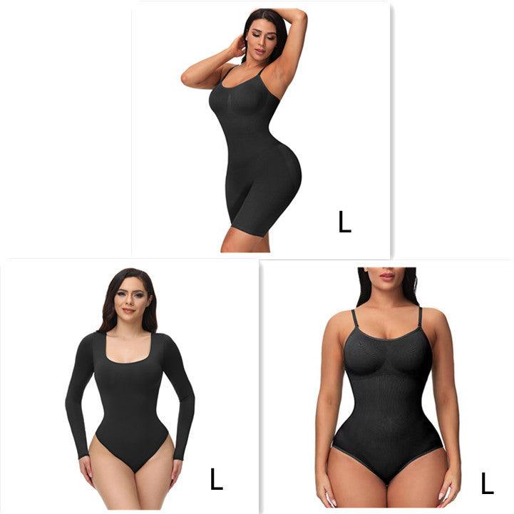 Seamless Bodysuit Shapewear Nude Bodysuit Training Clothes - fadidesign