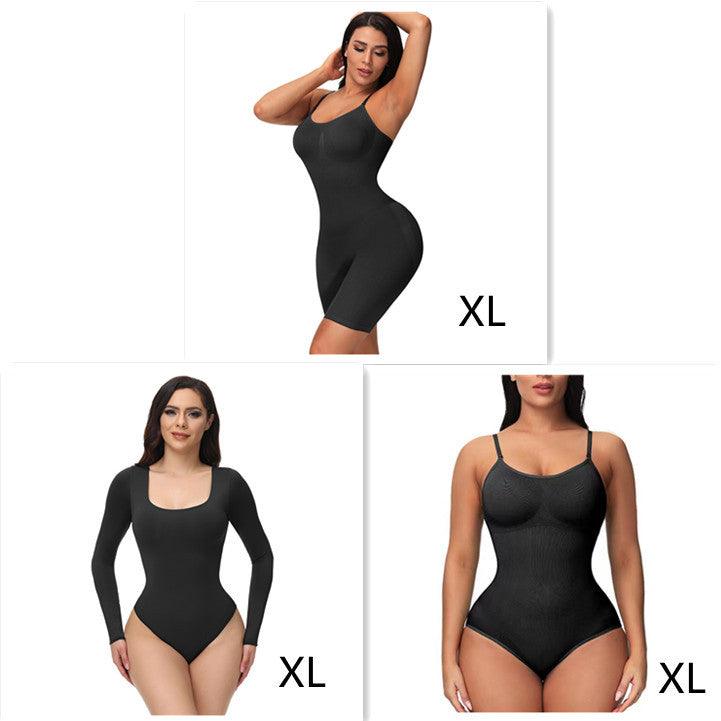 Seamless Bodysuit Shapewear Nude Bodysuit Training Clothes - fadidesign