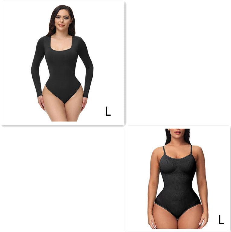 Seamless Bodysuit Shapewear Nude Bodysuit Training Clothes - fadidesign