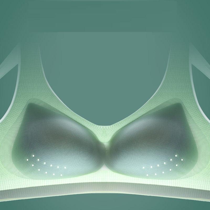 Seamless Plus Size Bra Thin Underwear Women Push Up Bra Big Size Lce Silk Breathable Female Bra - fadidesign