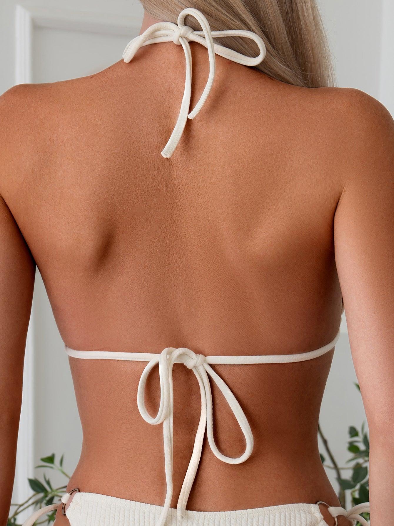 Sexy Bikini Set Summer Side Tie Thong Bandage Style Swimsuit Womens Clothing - fadidesign