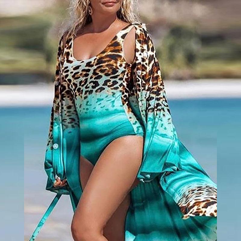 Sexy Leopard Swimwear Summer Women's Blouse Bikini - fadidesign