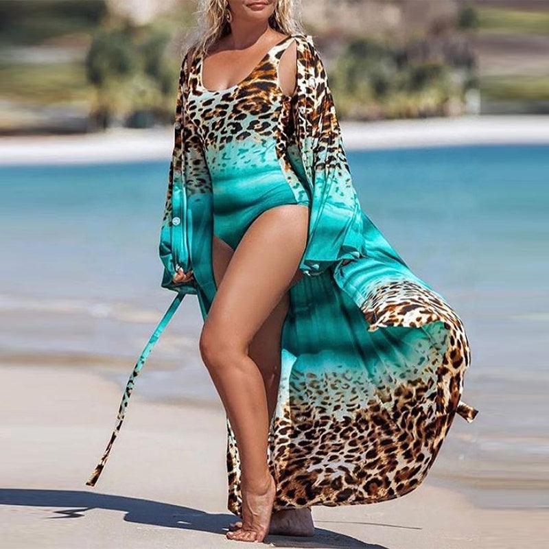 Sexy Leopard Swimwear Summer Women's Blouse Bikini - fadidesign