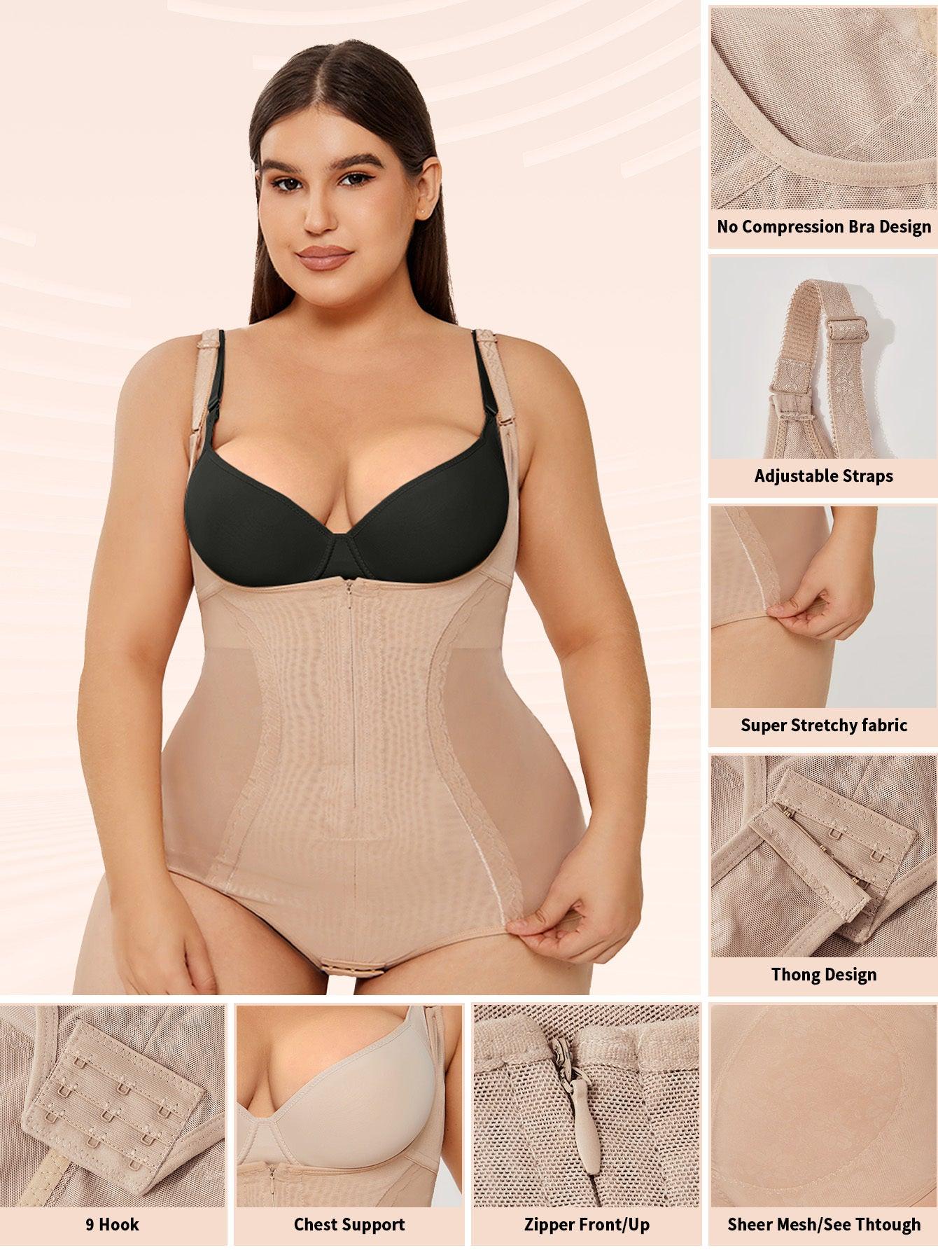 Shapewear Bodysuit Tummy Control Slim Body Shaper - fadidesign